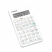 Canon F-605G scientific calculator in white with a 10+2 digit display on a white background.