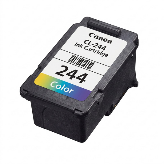 High-resolution Canon CL-244 Colour Ink Cartridge product hero shot.