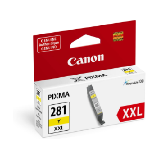 Cartouche d’encre Canon CLI-281XL — jaune, très haute capacité (1982C001)