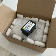 Canon CL-244 Colour Ink Cartridge packaging inside a secure, padded shipping box.