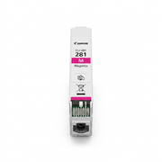 High-resolution hero shot of the Canon CLI-281 Magenta ink cartridge.