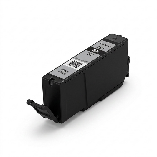 High-resolution Canon CLI-281 Black ink cartridge hero shot on a white background.