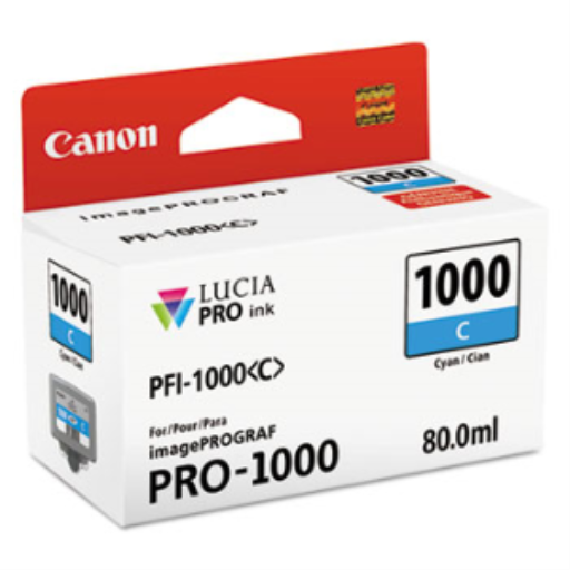 Cartouche d’encre Canon PFI-1000 — cyan (0547C002)