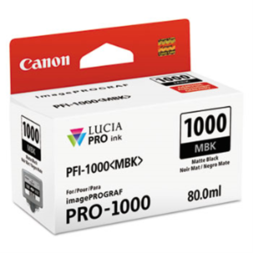 Cartouche d’encre Canon PFI-1000 — noir mat (0545C002)