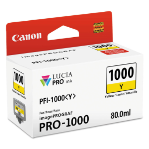 Cartouche d’encre Canon PFI-1000 — jaune