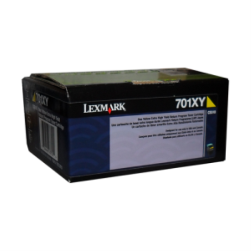 Toner Lexmark 70C1XY0 — jaune, 4K pages, programme de retour, pour CX510, CS510