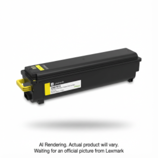 Toner Lexmark 24B7572 — jaune, 46,9K pages, programme de retour, pour XC9635, XC9645, XC9655