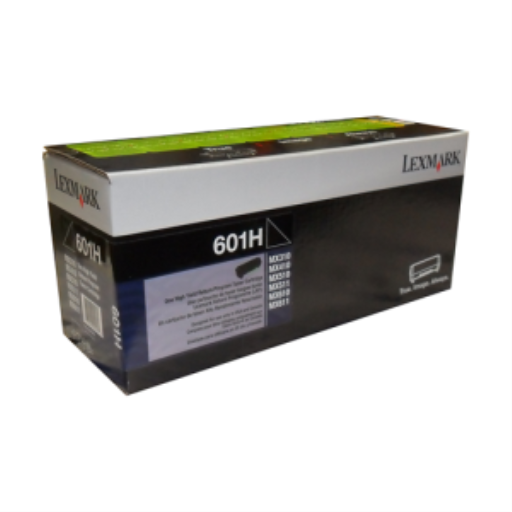 Toner Lexmark — compatible Lexmark MX310, Lexmark MX410, Lexmark MX510, Lexmark MX511 et plus, 10K pages, programme de retour, 60F1H00