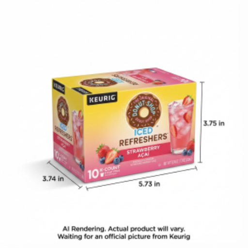Capsules K-Cup Donut Shop — boisson rafraîchissante à la fraise, 10 unités