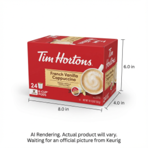 Capsules K-Cup Tim Hortons — cappuccino vanille française, 24 unités