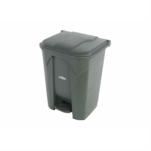 Poubelle à pédale grise — 12 gal