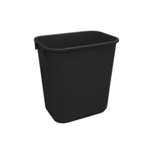 Corbeille de recyclage souple — 26 L noire