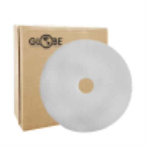 Tampon de plancher pour entretien — 13 po, blanc