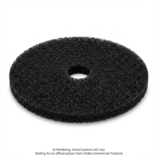 Tampon de plancher pour entretien — 11 po, noir