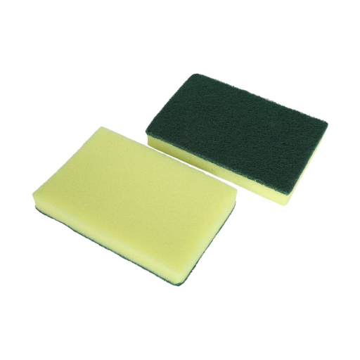 Éponge de nettoyage — 6 x 4 po, jaune