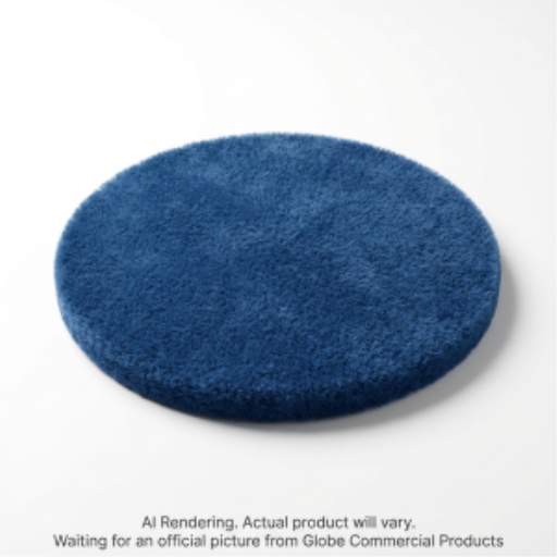 Tampon de plancher pour polissage — 21 po, bleu