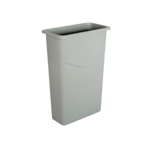 Poubelle — 23 gallons, gris