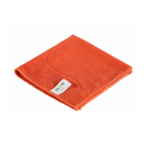 Chiffon en microfibre — 16 x 16 po, orange, 10 unités