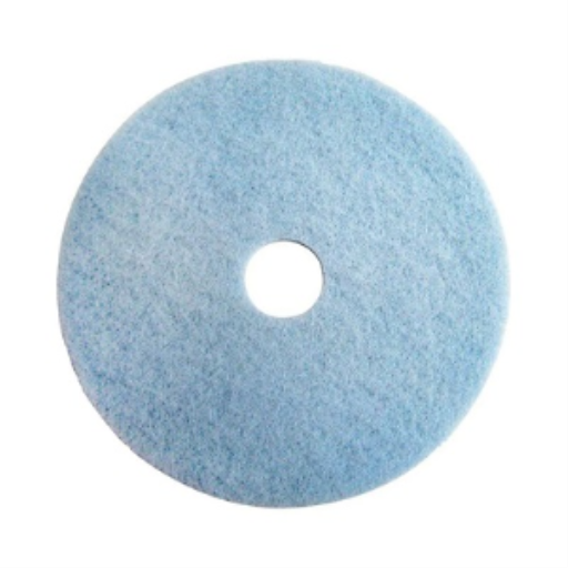 Tampon de plancher pour polissage — 20 po, bleu