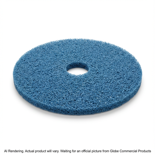 Tampon de plancher pour entretien — 19 po, bleu