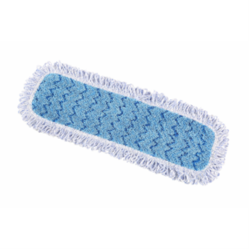 Tampon humide en microfibre — 18 po, bleu