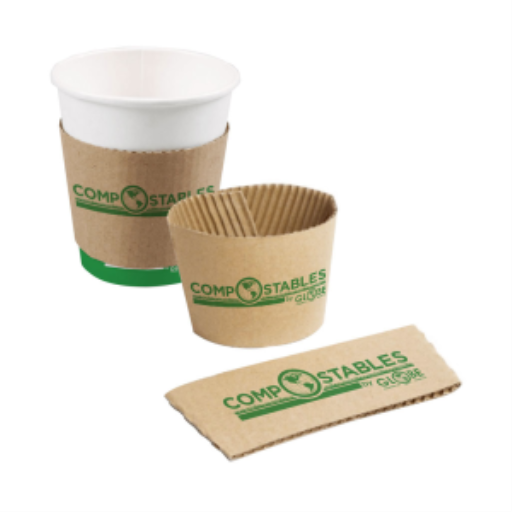 Manchons pour gobelets à café — 12 oz, 50 unités