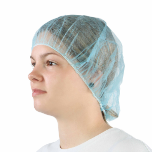 Filets à cheveux bouffants — bleu, 21 po (100 unités)
