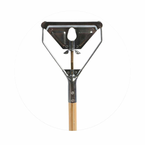 Manche de nettoyage — 60 po, bois, métal