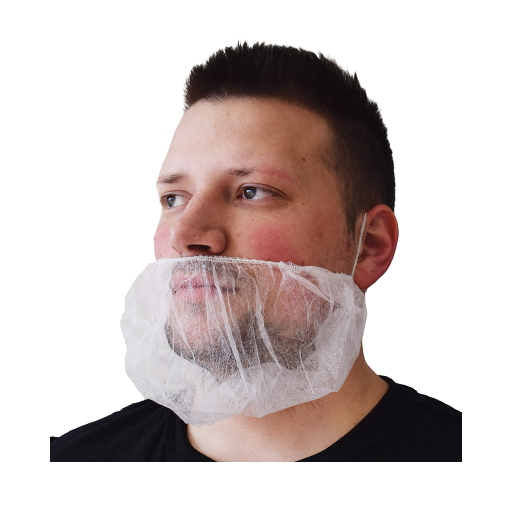 Filets à barbe — blanc (100 unités)