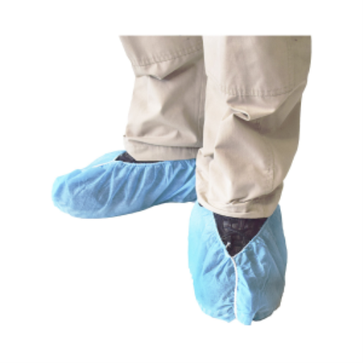 Couvre-chaussures antidérapants — bleu, taille très grand (100 unités)