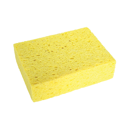 Éponge cellulose Globe — 6 x 4,2 x 1,75 po, jaune