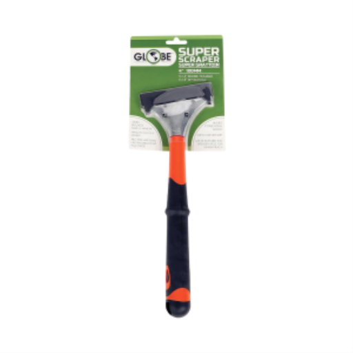 Grattoir robuste Globe — lame 4 po, manche 12 po, 5 lames