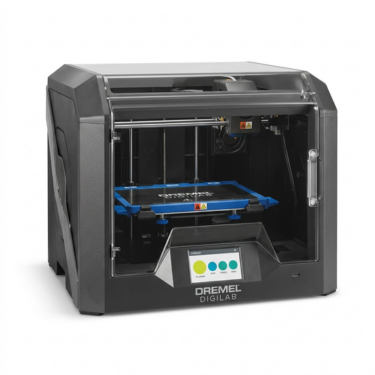 A high-resolution, centered image of the Dremel DigiLab 3D45 3D Printer on a pure white background.