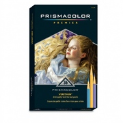 A centered, close-up high-resolution photo of the Prismacolor Premier Verithin 36-count pencil box on white.
