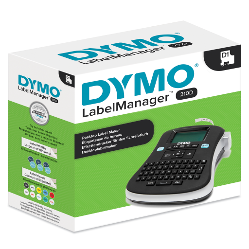 Étiqueteuse de bureau DYMO LabelManager 210D — clavier QWERTY