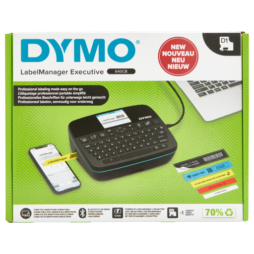 Étiqueteuse DYMO LabelManager Executive 640 CB — Bluetooth et USB