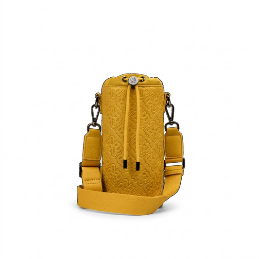 Bugatti Rick Ross Champagne Bag (PU Voltage Yellow) - high-resolution hero shot on white.