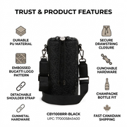 Product infographic with icons highlighting features and fast Canadian shipping.