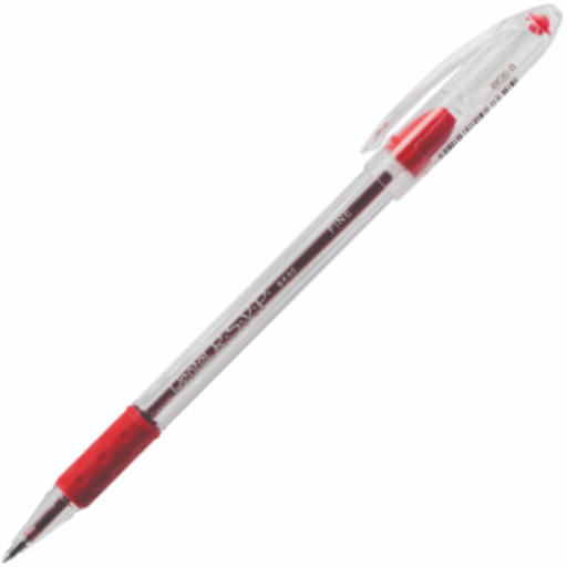Stylo à bille R.S.V.P. Pentel — 0,7 mm, encre rouge