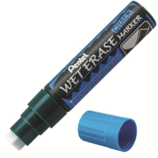 Marqueur craie effaçable à l’eau Pentel Arts — encre bleue