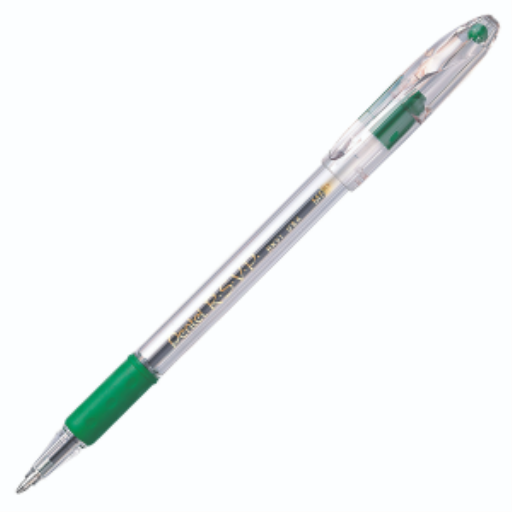 Stylo à bille R.S.V.P. Pentel — 1,0 mm, encre verte