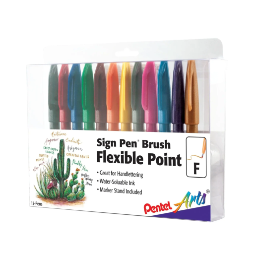 Marqueur pinceau Brush Sign Pen Pentel Arts