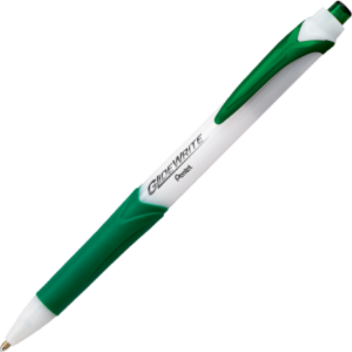 Stylo à bille GlideWrite Pentel — 1,0 mm, encre verte