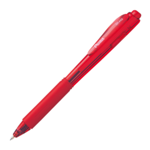 Stylo à bille rétractable Wow! Pentel — 1,0 mm, encre rouge