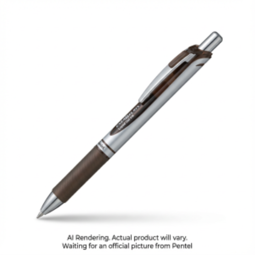 Stylo gel rétractable EnerGel Pentel — 0,7 mm, encre sépia