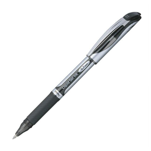 Stylo gel EnerGel Pentel — 0,7 mm, encre noire