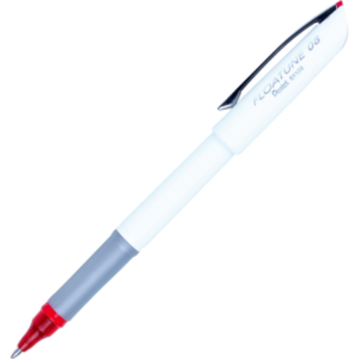 Stylo rollerball Floatune Pentel — 0,8 mm, rouge