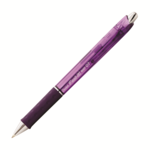 Stylo à bille Feel-It! rétractable Pentel — 0,7 mm, violet
