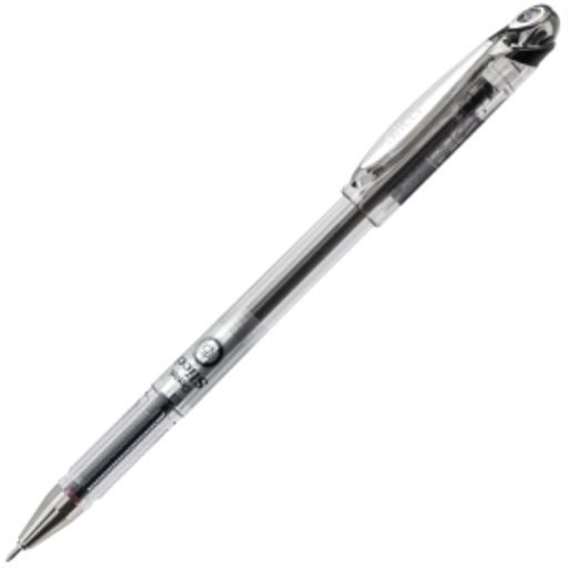 Stylo gel Slicci Pentel Arts — 0,25 mm, pointe extra fine, noir