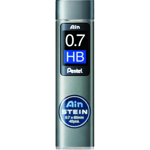 Mines Ain Stein Pentel — 0,7 mm, HB, tube de 40 mines